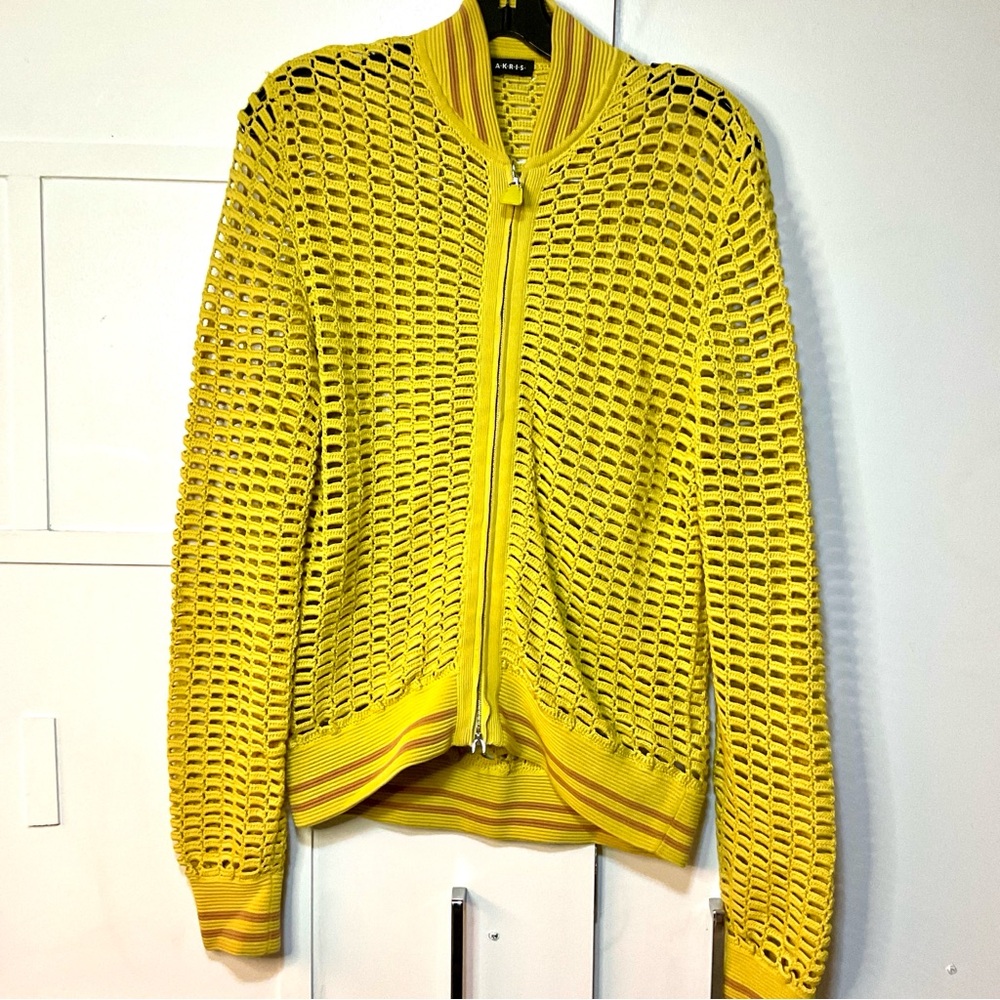 AKRIS Women’s Mesh Zip-Up Jacket